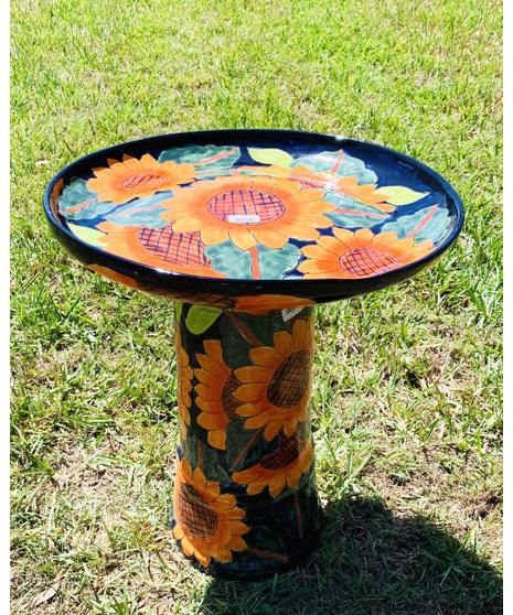 Talavera- XL Bird bath
