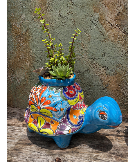 TALAVERA TORTOISE PLANTER