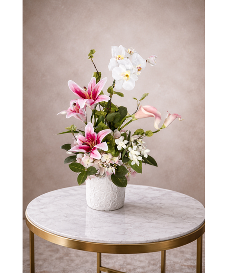 LUSH LILIES & ORCHIDS (SILK)