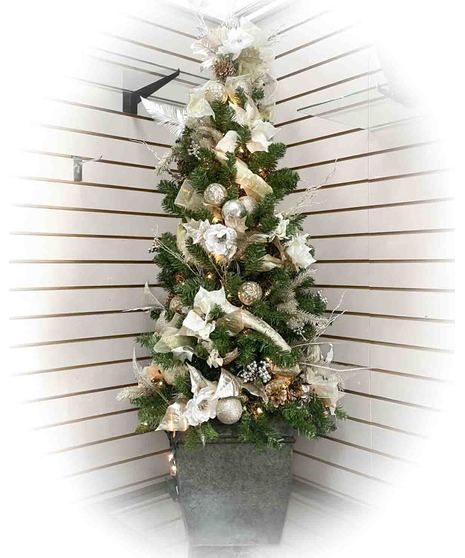 Golden Christmas Tree(Silk)