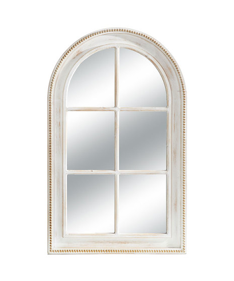 Twisted Edge Window Pane Mirror