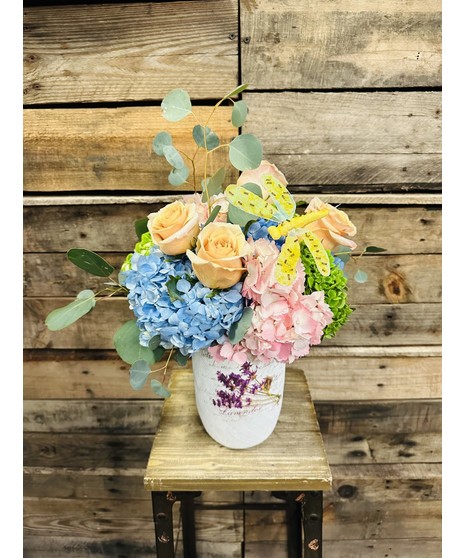 Vase of Hydrangea