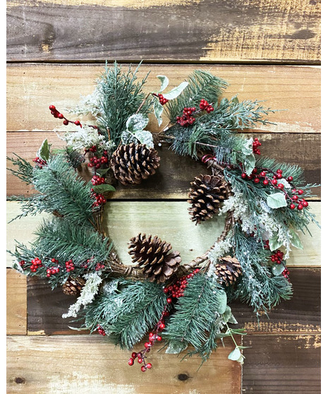 Classic Christmas Wreath (Silk)