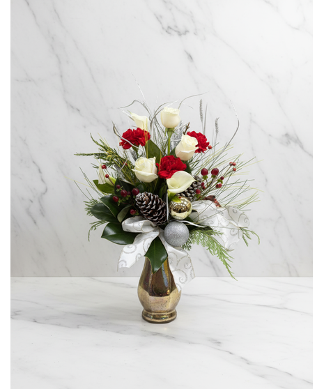 Elegant Holiday Vase