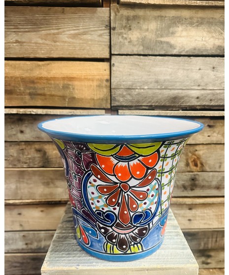 Talavera Flared Pot