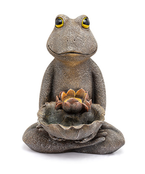 Sitting Frog Fountain