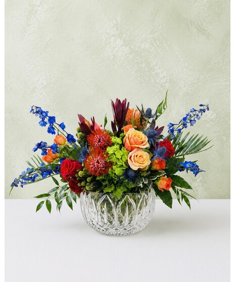 TROPICAL CRYSTAL CENTERPIECE