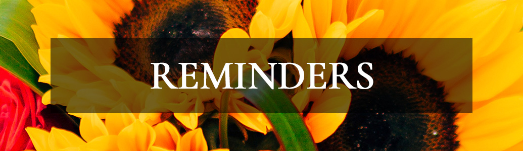 Reminders