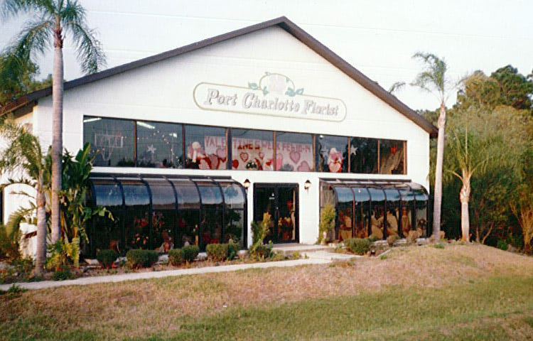 An exterior photo of our Tamiami Trail location, near Valentine's Day in 2014